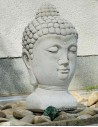 80 cm großer Buddha-Kopf - dicker buddha