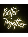 Better Together neo led schriftzug warmweiß