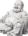 50cm großer Outdoor-Fett-Buddha - lachend -happy-glück