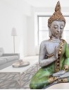 Buda para interior com 30 cm altura - buddha brunnen