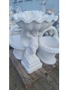 Estatua com anjo e concha em cimento para Jardim online - Buddhas online kaufen
