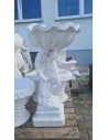 Estatua com anjo e concha em cimento para Jardim online - Skulpturen