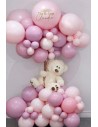 Gender Reveal Teddybär Ballon - Wolke, Babyparty, babyshower rosa ballons