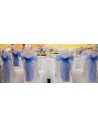 Tischdecke weiße,rund 330cm Verleih, Miete - Hochzeiten, Geburtstag, Feiern Party Events - ⁩⁦Verleih