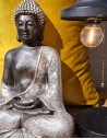 Buda para interior com 25 cm altura - teich buddha