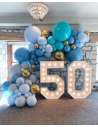Geburtstag Ballons 50 jahr , Girlande Ballon