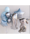 Bouquet Mosaik Folie zahlen mit Bubble Ballon  1 für Geburtstag, 1 St. one Birthday  online