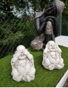 Buda para exterior com 20 cm altura - buddha outdoor
