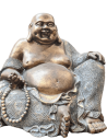 Buda da sorte para interior com 30 cm altura - steinguss buddha
