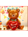 Teddy Bär Luft Ballons für Geburtstag, 1 St. one Birthday  online - \r\nBuddhas online kaufen