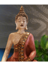 Indoor-Buddha 30 cm hoch - braun buddha kopf