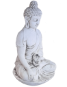 Buda para exterior com 53 cm altura - steinguss buddha