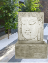 Buda 130cm parede com fonte - buddha outdoor