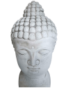 80 cm großer Buddha-Kopf - braun buddha kopf