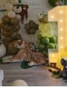 Tiger Stofftier Verleih - Dschungel Party , Kindergeburtstag