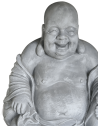 Glücks Buddha -happy-reichtum asiatischer Figuren - hotel