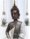 Buda para interior com 30 cm altura - steinguss buddha