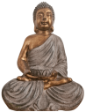 Indoor goldener Buddha 30 cm hoch - braun Buddha Thai Buddha Skulptur für den Innenbereich