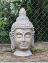 Bronze-Buddha-Kopf 50 cm hoch - hotel