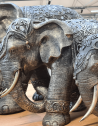 Indoor Afrika Elefant 30 cm groß - pool buddha
