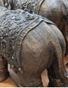 Indoor Afrika Elefant 30 cm groß - dicker buddha