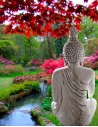 Buda para jardim 120cm altura