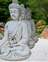 Springbrunnen aus Steinguss online kaufen - schlafen Buddha