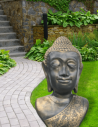 Garten Buddha - Büste Figur Buddha